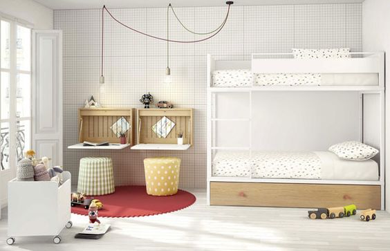 habitación con literas