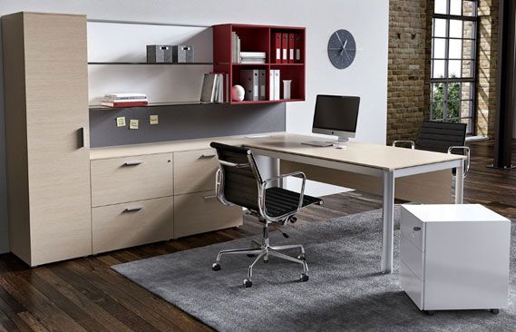 conjunto de mesa y armario