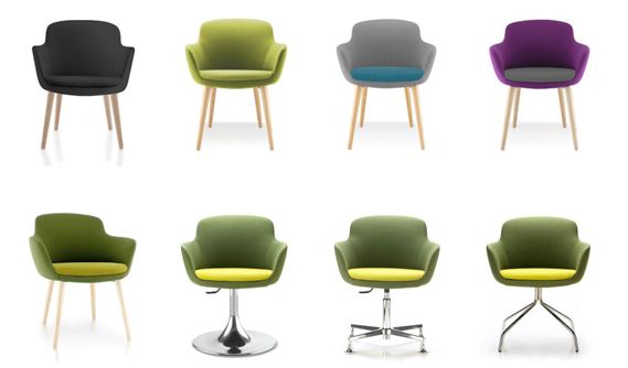 sillas de colores